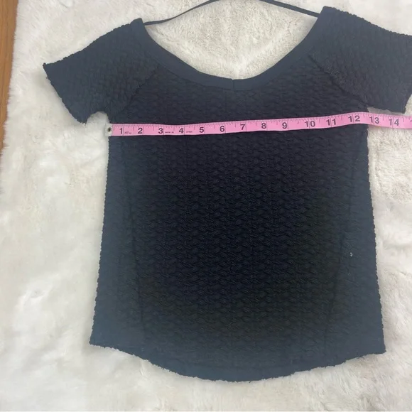 We the Free Black Stretchy Tee - Picture 3 of 8